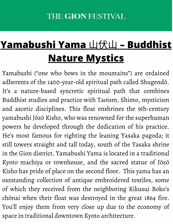 yamabushi yama buddhist nature mystics