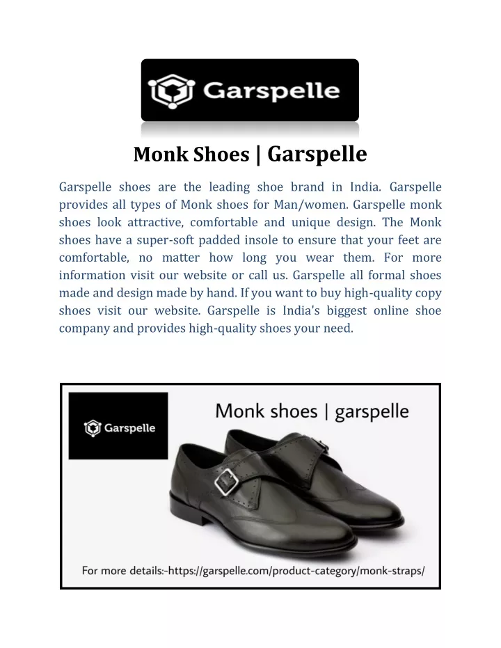 monk shoes garspelle