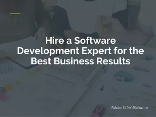hire a software development expert for the best business results