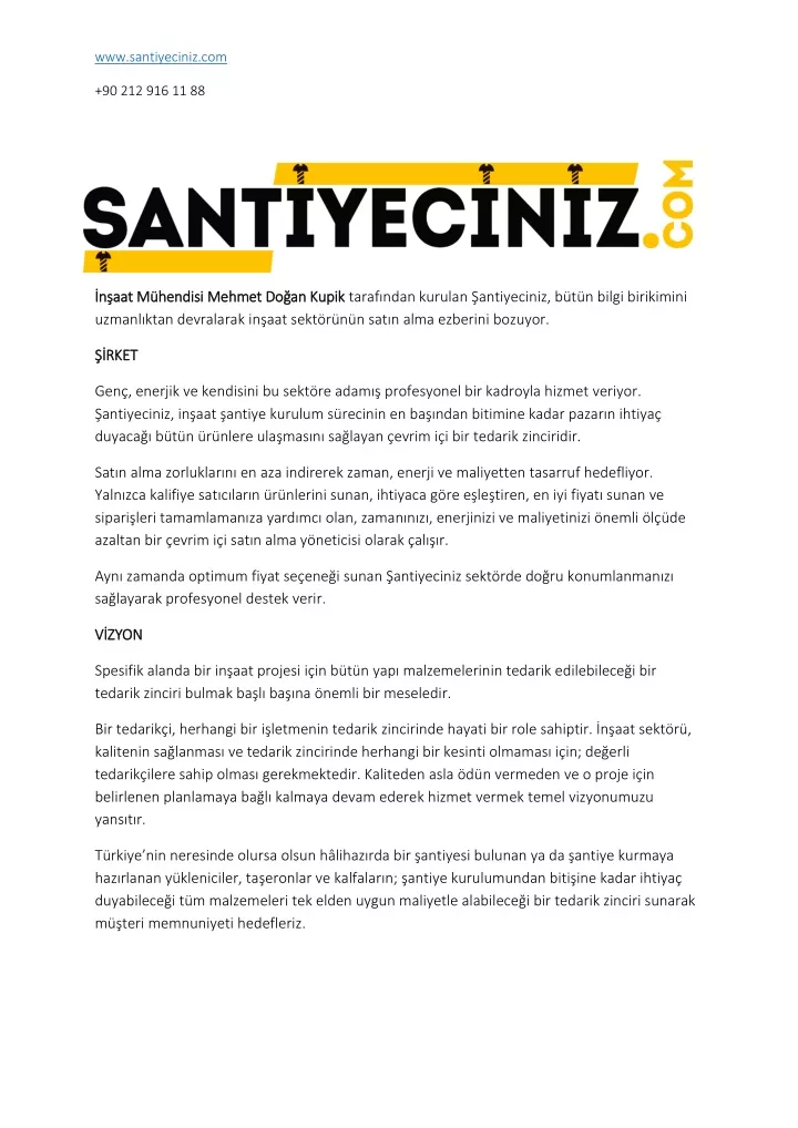 www santiyeciniz com