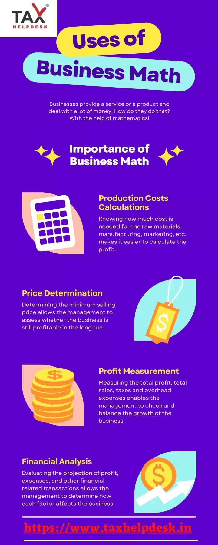 uses of business math