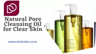 natural pore cleansing oil for clear skin