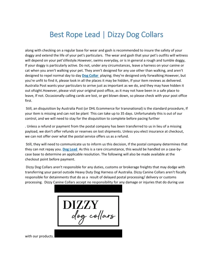 best best rope lead rope lead dizzy dog collars