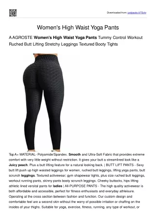 Women's High Waist Yoga Pants-converted