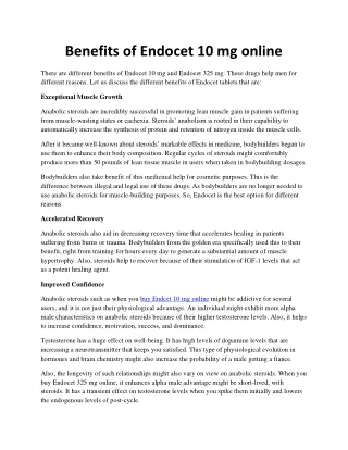 benefits of endocet 10 mg online