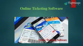 online ticketing software