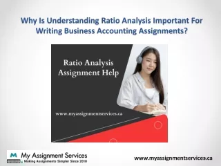 why is understanding ratio analysis important for writing business accounting assignments