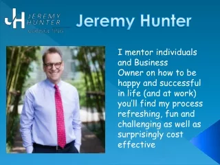 Individual Business Performance Improvement by Jeremy Hunter