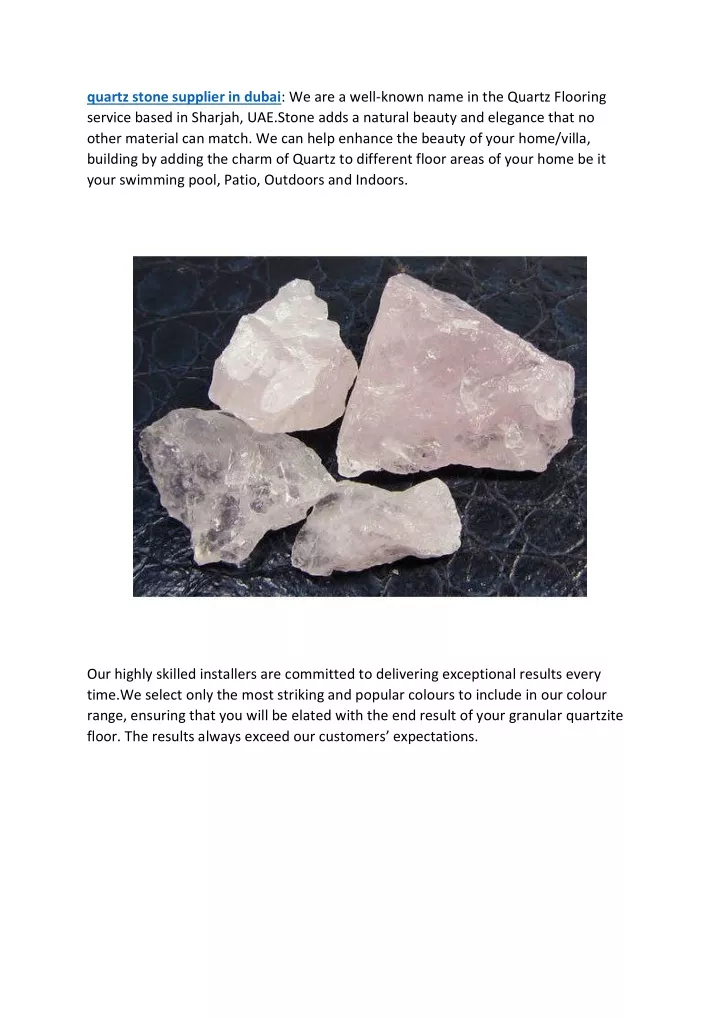 quartz stone supplier in dubai we are a well