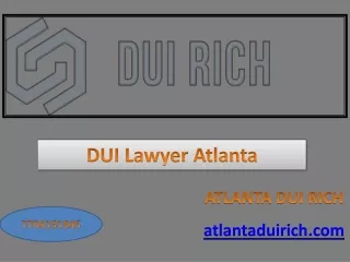 DUI Lawyer Atlanta
