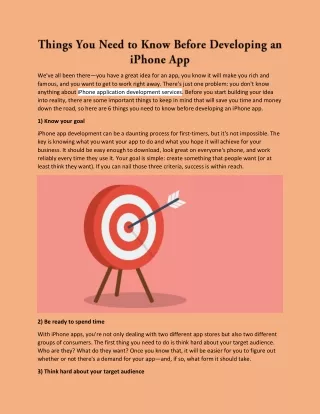 Things You Need to Know Before Developing an iPhone App