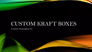 custom kraft boxes