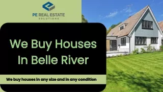 We Buy Houses Belle River As-Is Condition