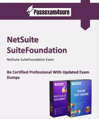 Reasonable Pack of SuiteFoundation Exam Dumps Is Now Obtainable | PassExam4Sure