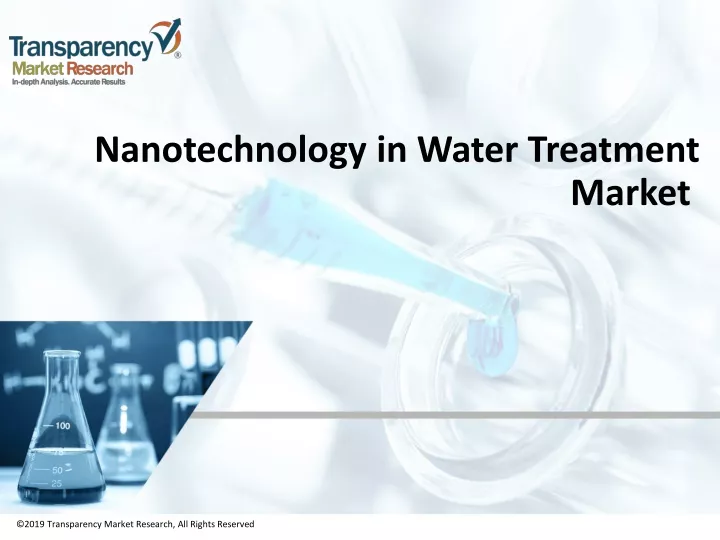 nanotechnology in water treatment market