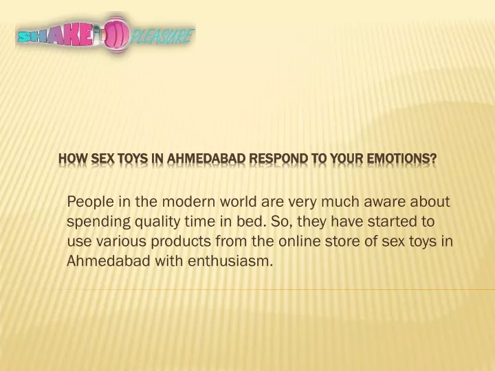 how sex toys in ahmedabad respond to your emotions