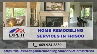 Home Remodeling Services in Frisco | Expert Roofing & Remodeling