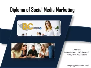 Diploma of Social Media Marketing