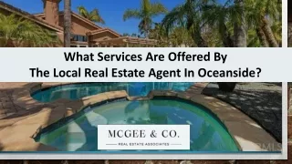 What Services Are Offered By The Local Real Estate Agent In Oceanside