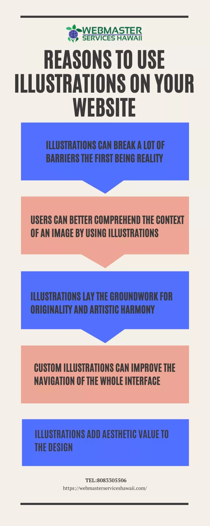 reasons to use illustrations on your website