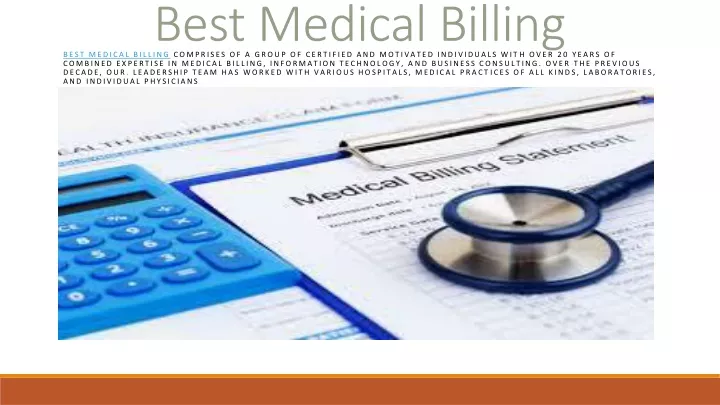 best medical billing