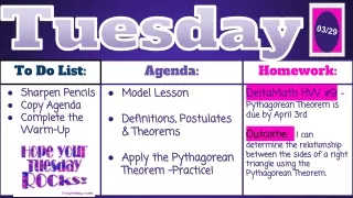tuesday