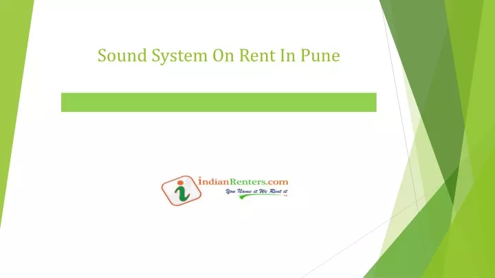 PPT - Sound System On Rent In Pune PowerPoint Presentation, free ...