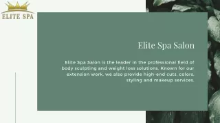 Elite Spa Boston