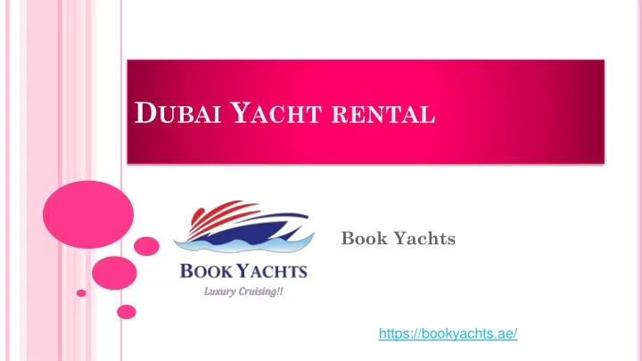 d ubai y acht rental