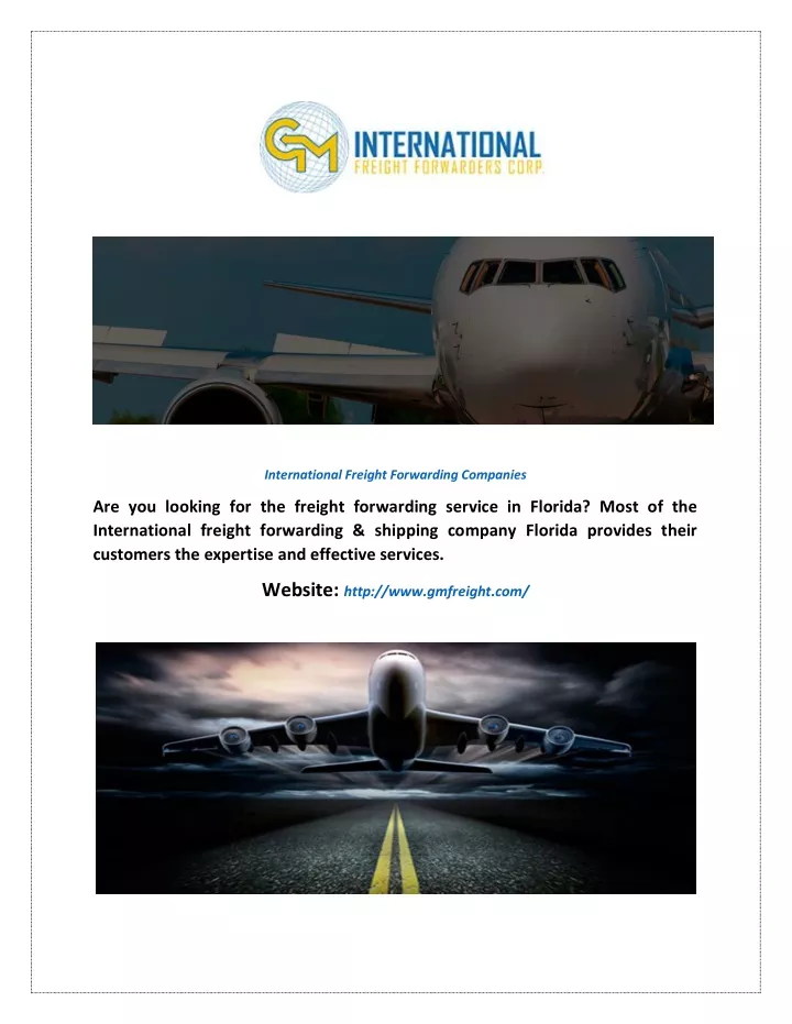 international freight forwarding companies