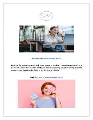 Executive Coach And Career Coach London | Samanthamorris.coach