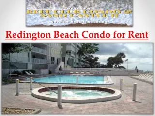 Redington Beach Condo for Rent