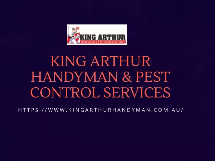 king arthur handyman pest control services