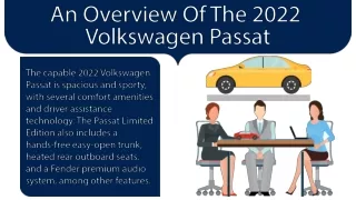 An Overview of the 2022 Volkswagen Passat
