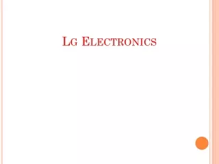 lg electronics