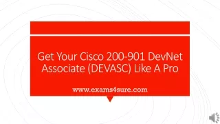 get your cisco 200 901 devnet associate devasc like a pro