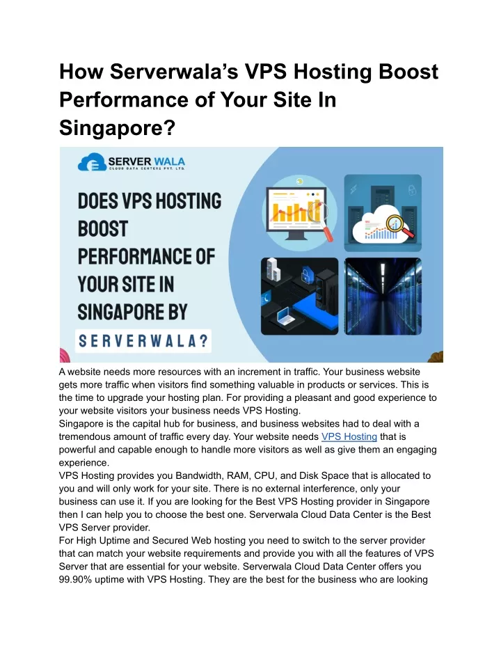 how serverwala s vps hosting boost performance