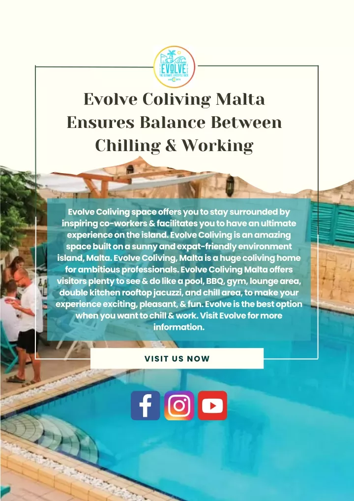 evolve coliving malta ensures balance between