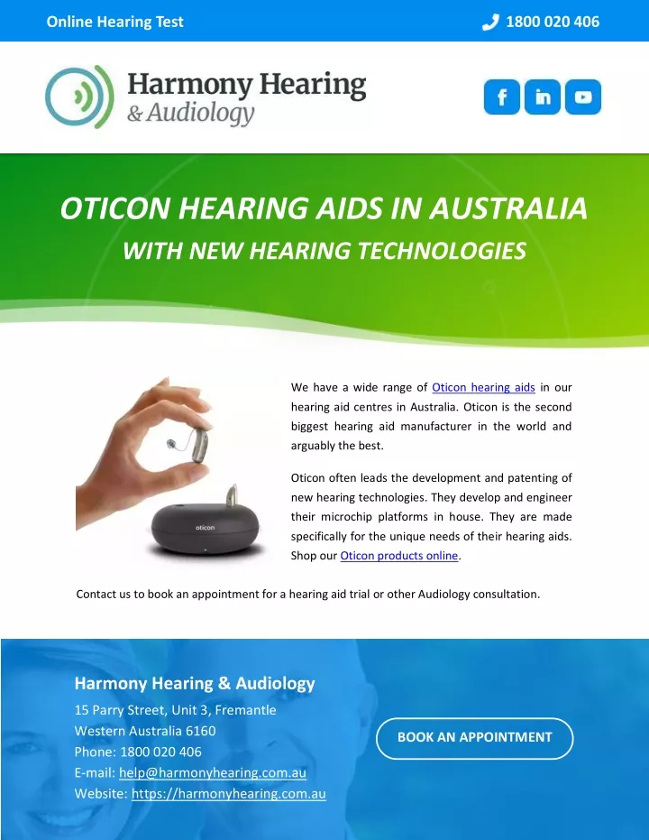 online hearing test