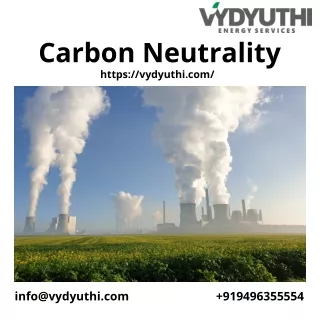 Carbon Neutrality Kerala | Vydyuthi Energy Services