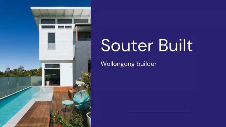 souter built wollongong builder