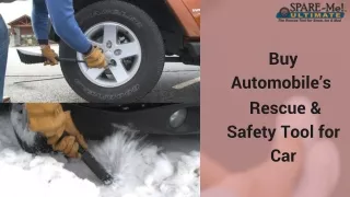 Rescue & Safety Tool for Cars in New Jersey - Spare Me Rescue Tool