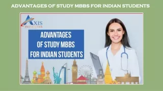 Advantages of Study MBBS Abroad for Indian Students | Medical Consultancy