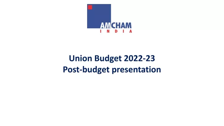 union budget 2022 23 post budget presentation