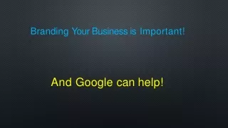 branding your business is important