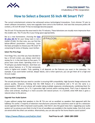 iffalcon smart tvs a subsidiary of tcl corporation