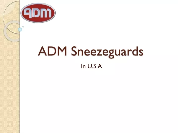 adm sneezeguards