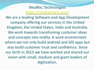 medrec technologies https medrectech