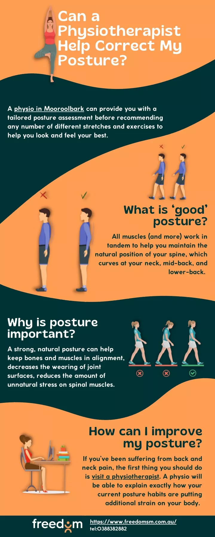 can a physiotherapist help correct my posture