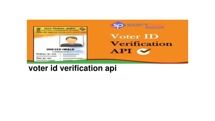 voter id verification api